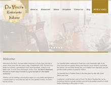 Tablet Screenshot of da-vincis.co.uk